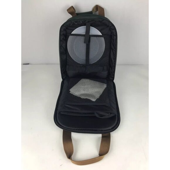 Harry & David Unisex Adults Green‎ Brown Insulated Picnic Backpack Service For 3 - Picture 7 of 10